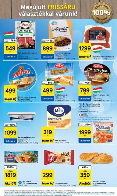 Akciós újság Tesco - Tesco szupermarket érvényes 10.29.-tól 11.04.-ig - 3 oldal