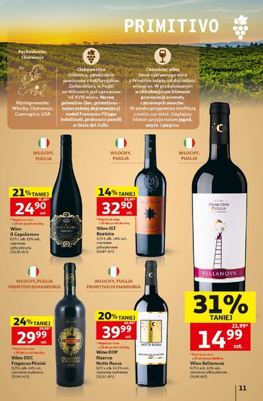 Gazetka Auchan - Hipermarket Auchan - Wino od 05.10. do 31.10. - strona 11