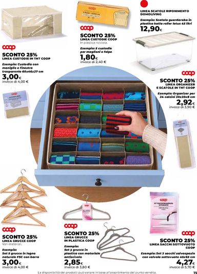 Volantino Coop Firenze - Coop Firenze - La casa cambia stagione valido dal 08/10 al 04/11 - pagina 19