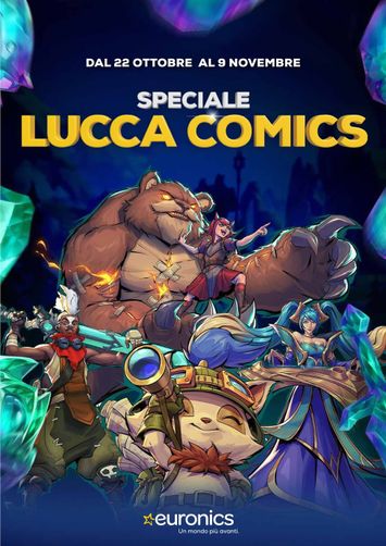 Volantino Euronics - Euronics - Speciale Lucca Comics valido dal 22/10 al 09/11 - pagina 1