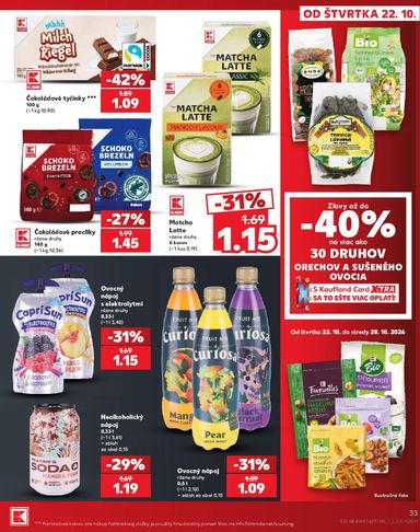 Leták Kaufland - Kaufland od 22.10. do 28.10. - strana 33