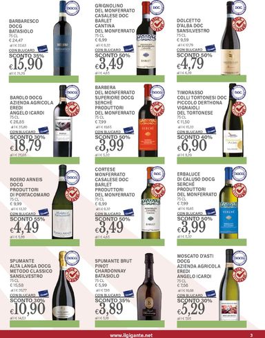 Volantino Il Gigante - Il Gigante - Festa del vino valido dal 10/09 al 21/10 - pagina 3