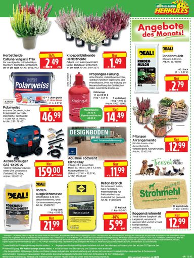 Prospekt Herkules - Herkules - Bau & Garten gültig ab 26.10. bis 31.10. - seite 12