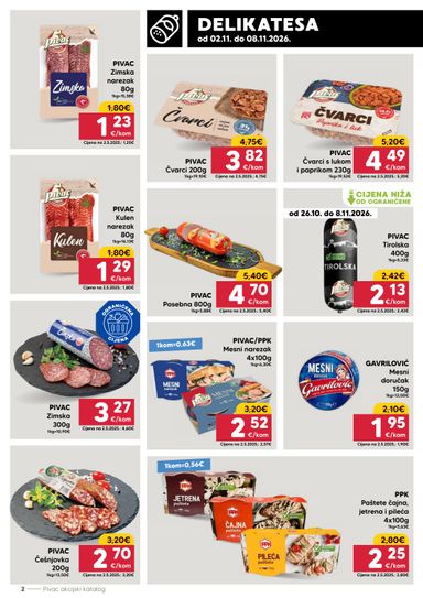Katalog Pivac - Pivac vrijedi od 02.11. do 08.11. - stranica 2