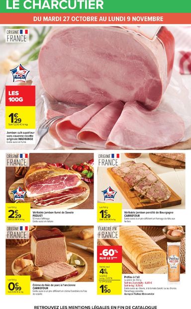 Catalogue Carrefour - Carrefour valable dès le 27/10 au 09/11 - page 23