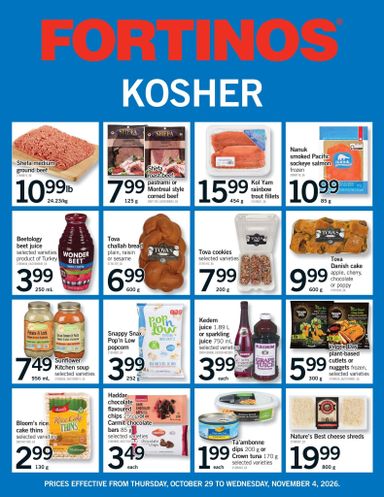 Flyer Fortinos - Fortinos valid since 10-29 until 11-04 - page 27