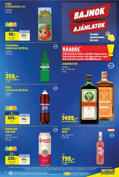 Akciós újság Metro - Metro érvényes 10.01.-tól 10.31.-ig - 5 oldal