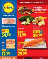 Lidl leták od čtvrtka 15.10.