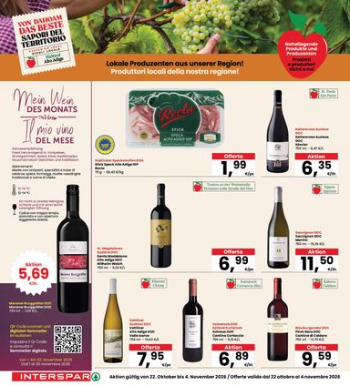Volantino Interspar - INTERSPAR - Deutch valido dal 22/10 al 04/11 - pagina 8