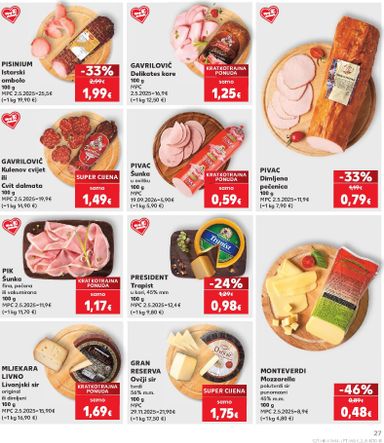 Katalog Kaufland - Kaufland vrijedi od 28.10. do 03.11. - stranica 27