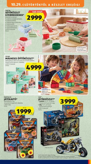 Akciós újság Aldi - Aldi - Középső sor termékei érvényes 10.29.-tól 11.04.-ig - 3 oldal