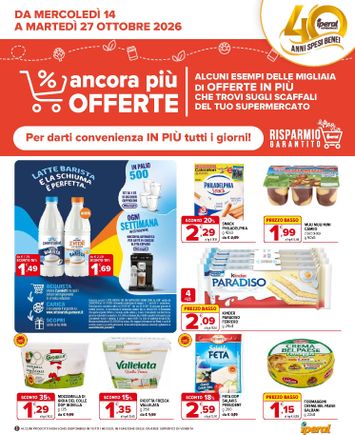 Volantino Iperal - Iperal - Ancora più offerte valido dal 14/10 al 27/10 - pagina 1