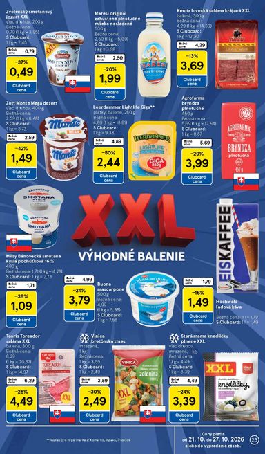 Leták Tesco - Tesco od 21.10. do 27.10. - strana 23