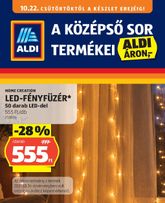 Aldi - Középső sor termékei, érvényes csütörtöktől 2026.10.22.