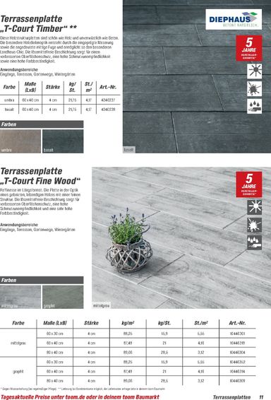 Prospekt toom - Toom - Gartenbaustoffe gültig ab 01.03. bis 31.12. - seite 11