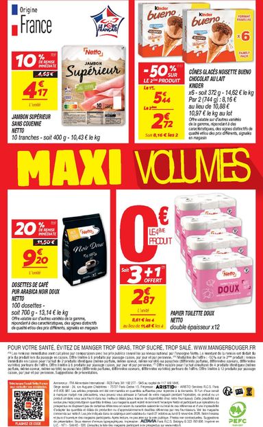 Catalogue Netto - Netto - Maxi Volumes valable dès le 27/10 au 09/11 - page 16