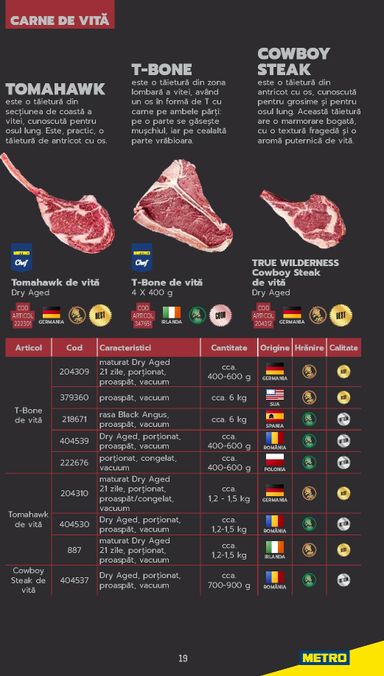 Catalogul Metro - Metro - Carne pentru Profesioniști de la 01.01. până la 31.12. - pagina 19