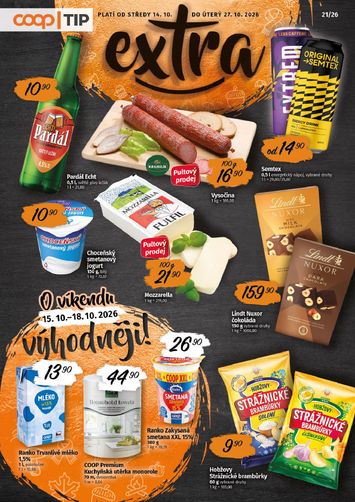 Leták COOP - Coop - TIP extra od 14.10. do 27.10. - strana 1