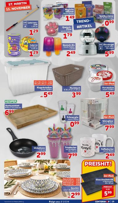Prospekt Centershop - Centershop gültig ab 19.10. bis 24.10. - seite 19