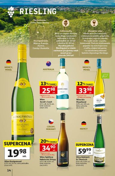 Gazetka Auchan - Hipermarket Auchan - Wino od 05.10. do 31.10. - strona 14