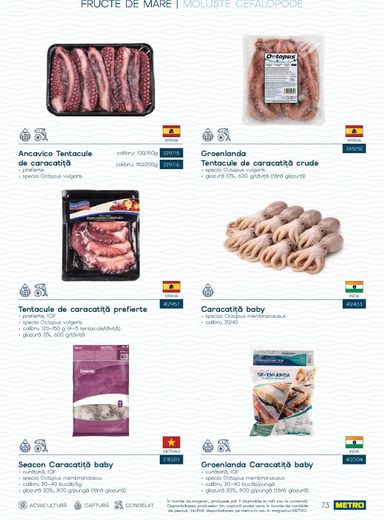 Catalogul Metro - Metro - Spui pește proaspăt de la 01.10. până la 31.12. - pagina 73