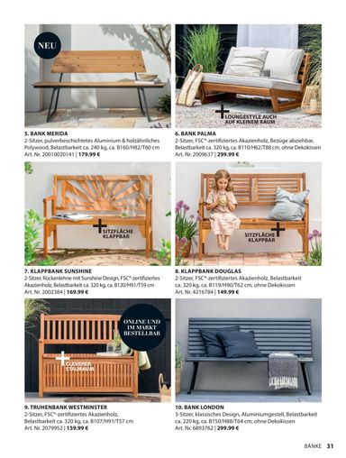 Prospekt Dehner - Dehner - Gartenmöbel Trends gültig ab 02.03. bis 31.10. - seite 31