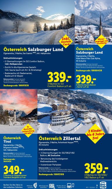 Prospekt Lidl - Lidl - Reise-Highlights gültig ab 14.10. bis 15.11. - seite 5