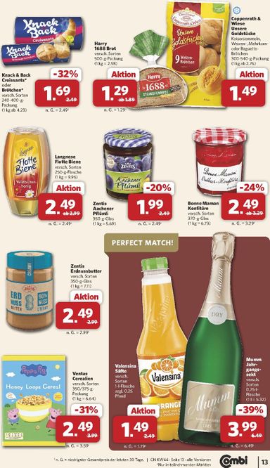 Prospekt Combi - Combi gültig ab 26.10. bis 30.10. - seite 13