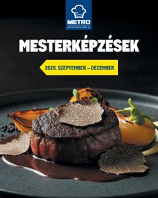 Metro - Gasztroakadémia - őszi képzési naptár