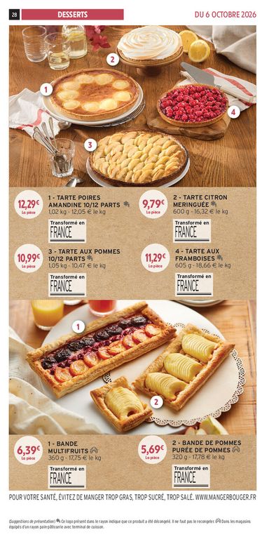 Catalogue Intermarché - Intermarché - Les Menus Traiteur valable dès le 06/10 au 28/03 - page 28