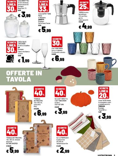 Volantino Iper - Iper - Lo Stile è di Casa valido dal 12/10 al 08/11 - pagina 9