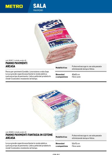 Volantino METRO - Metro - Catalogo detergenza 2026 valido dal 07/01 al 31/12 - pagina 40