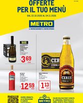 Metro - Lombardia, Trentino Alto Adige, Veneto, Friuli Venezia Giulia, Marche, Emilia Romagna valido da giovedì 22/10/2026