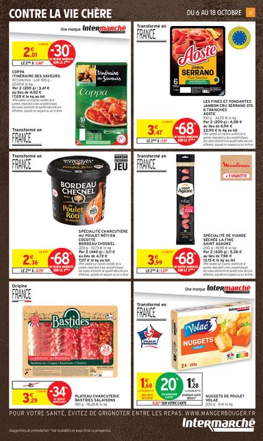 Catalogue Intermarché - Intermarché valable dès le 06/10 au 18/10 - page 21