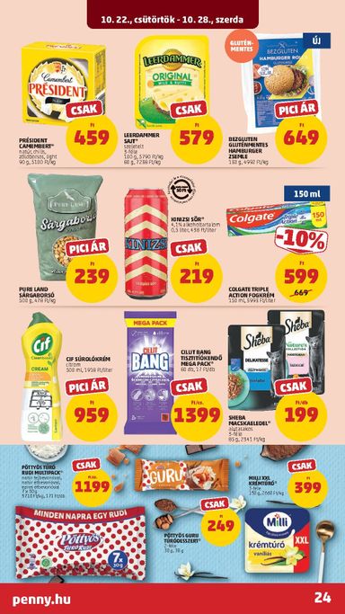 Akciós újság PENNY - PENNY érvényes 10.22.-tól 10.28.-ig - 29 oldal