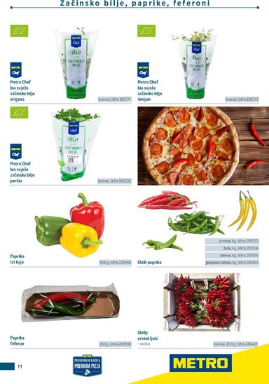 Katalog Metro - Metro - Poslovna rješenja - Pizzeria vrijedi od 06.07. do 31.12. - stranica 11