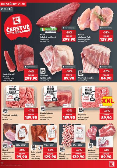 Leták Kaufland - Kaufland - Kolín od 21.10. do 27.10. - strana 14