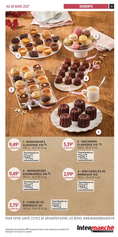 Catalogue Intermarché - Intermarché - Les Menus Traiteur valable dès le 06/10 au 28/03 - page 25