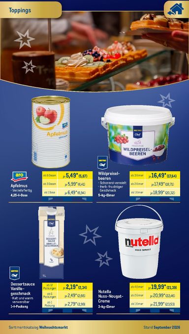 Prospekt METRO - Metro - Weihnachtsmarkt gültig ab 01.09. bis 31.12. - seite 5