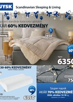 JYSK akciós újság, érvényes szerdától 10.14.