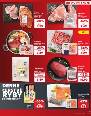 Leták Kaufland - Kaufland od 15.10. do 21.10. - strana 17