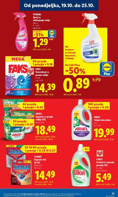 Katalog Lidl - Lidl vrijedi od 19.10. do 25.10. - stranica 27