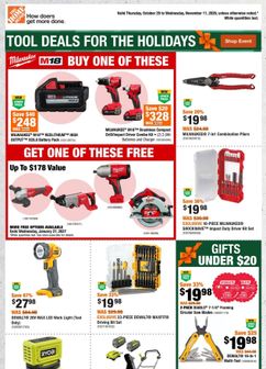 Home Depot flyer from Thursday 10-29
