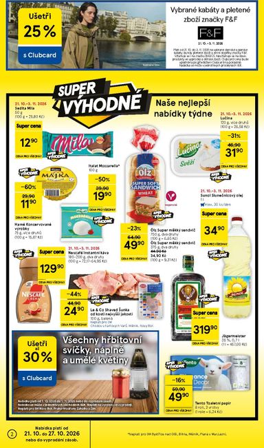 Leták Tesco - Tesco supermarket od 21.10. do 27.10. - strana 2