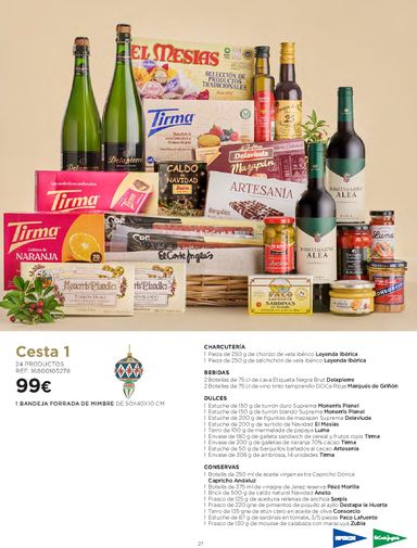 Folleto El Corte Inglés - El Corte Inglés - Cestas de Navidad del 09/10 al 25/12 - página 27