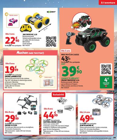 Catalogue Auchan - Auchan - Jouets de Noël valable dès le 16/10 au 06/12 - page 77