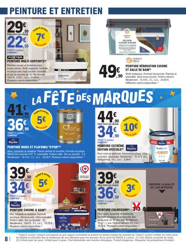 Catalogue E.Leclerc - E.Leclerc - Brico, fête des marques valable dès le 27/10 au 14/11 - page 8