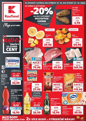 Leták Kaufland - Kaufland - Kolín od 21.10. do 27.10. - strana 1
