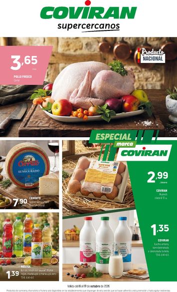 Folleto Coviran - Coviran del 06/10 al 17/10 - página 1