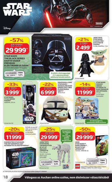 Akciós újság Auchan - Auchan Hipermarket érvényes 10.22.-tól 11.25.-ig - 18 oldal
